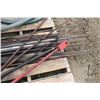 Image 3 : Selection of assorted steel including rebar, ratchet handles, king pin hooks etc.