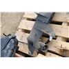 Image 4 : Mercury 9.9 hp 4 stroke outboard motor, note: mounted bracket broken, engine turns over freely. Also