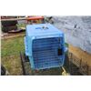 Image 4 : Live animal trap 25" H X 17" W X 57" D plus a small animal carrier