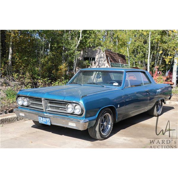 Custom 1964 Pontiac Acadian- Beaumont two door hardtop, blue exterior and black interior, customized