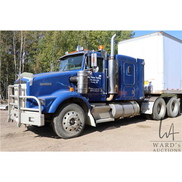 2003 Kenworth T800 Class 8 conventional truck with sleeper. Running and operating unit, showing 7673