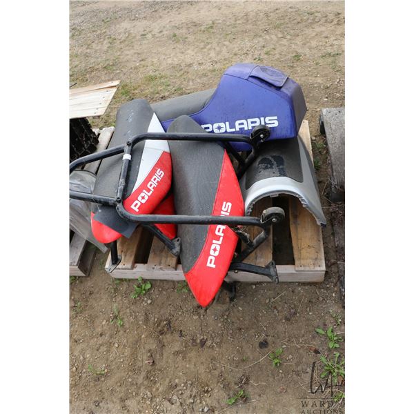 Polaris snowmobile seats, fitment not confirmed by possibly for lot 200