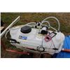 Image 2 : 15 gallon, 12 volt tow able sprayer and two sleds