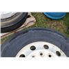 Image 3 : Pair of Alcoa alloy 22.5" rims, note: tires worn