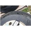 Image 6 : Pair of Alcoa alloy 22.5" rims, note: tires worn