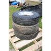 Image 1 : Three rims fitted with Goodyear Traction Hi-Miler 8-14.5LT tires