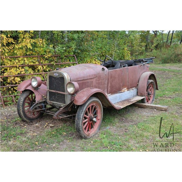 Antique Chevrolet in as found condition