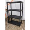 Image 1 : Four tier plastic shelf unit