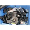 Image 4 : Selection of vehicle audio including speakers, microphones, Motorola two way radio etc.