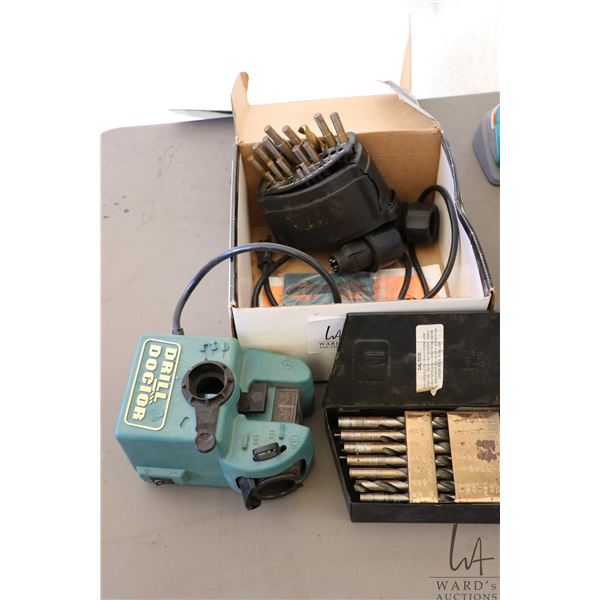 Model 75sp Drill Doctor and two partial drill indexes