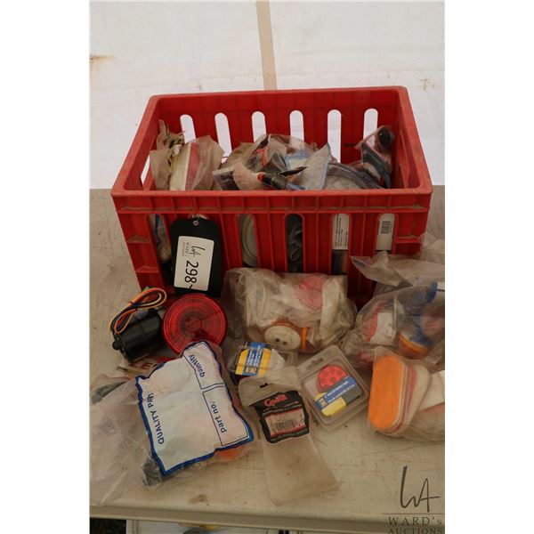 Selection of truck lighting etc.