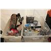 Image 1 : Selection of truck parts including exhaust clamps, lights etc.