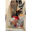 Image 2 : Selection of truck parts including exhaust clamps, lights etc.