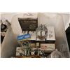 Image 3 : Selection of truck parts including exhaust clamps, lights etc.