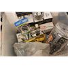 Image 4 : Selection of truck parts including exhaust clamps, lights etc.