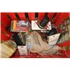 Image 2 : Selection of miscellaneous truck items including boots, gauge, exhaust tip etc.