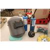 Image 2 : Welding helmet, welding goggles, propane torches, wrenches etc.