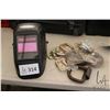 Image 1 : Welding helmet and selection of bolt on and weld on D-rings