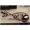 Image 1 : Columbus McKinnon chain hoist and pair of ice/ logging tongs