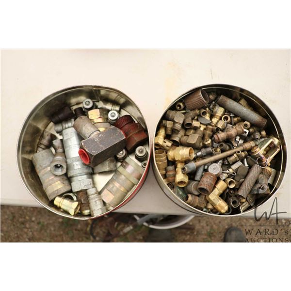 Selection of fittings for hydraulic/ air etc.