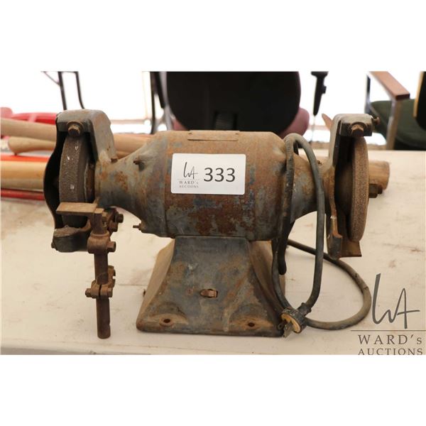 Large 110 volt bench grinder