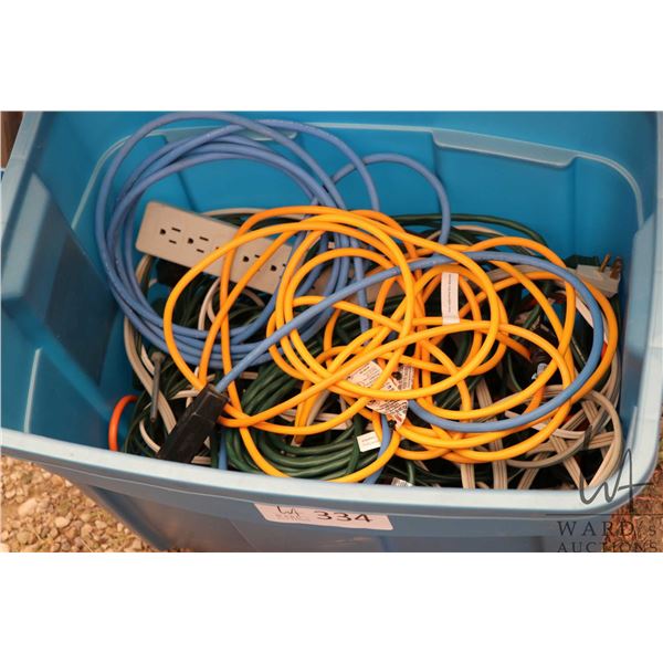 Selection of 110 volt extension cords