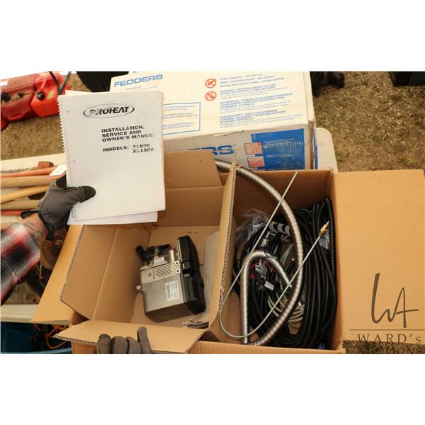 ProHeat heater components, see photos for included items
