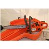 Image 1 : Husqvarna model 235 chain saw with case, engine turns freely and has compression