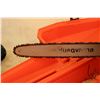 Image 2 : Husqvarna model 235 chain saw with case, engine turns freely and has compression