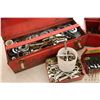Image 3 : Selection of tools in tool boxes including line wrenches, screw drivers, Allen sockets etc.