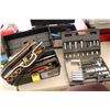Image 1 : Selection of tools including sockets, speed wrench, pliers etc.