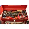 Image 4 : Two portable tool boxes containing screwdrivers, hack saw, wrenches etc.
