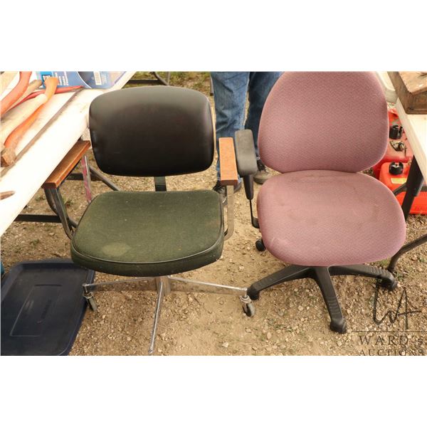 Two office chairs