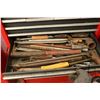 Image 8 : Tool box and contents including sockets, pliers, electrical tester, punches, torques drivers, wrench