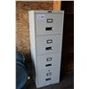 Image 1 : Four drawer metal filing cabinet