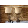 Image 1 : Pair of table lamps