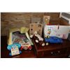 Image 2 : Selection of toys including Cabbage Patch and Fisher Price plus a plastic stacking drawers etc.