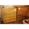 Image 1 : Two vintage four drawer chests