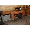 Image 1 : Antique Singer sewing machine in painted cabinet