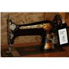 Image 2 : Antique Singer sewing machine in painted cabinet