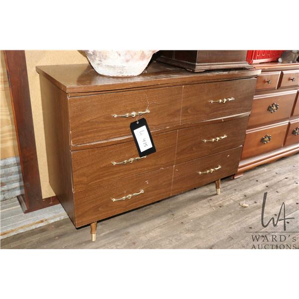 1960's six drawer bedroom chest