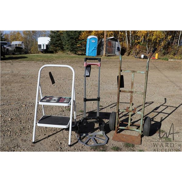 Two carts including one folding