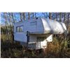 Image 1 : Okanagan truck camper appears to be for 1/4 ton truck. 80" x 37" bed. No data tag found.
