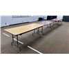 Image 1 : GROUP OF 4 FOLDING 6' UTILITY TABLES