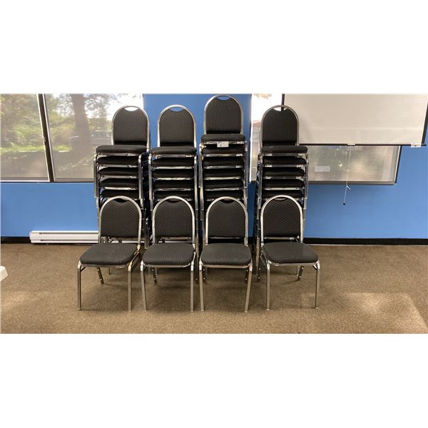 GROUP OF APPROX 70 STACKING BANQUET/EVENT CHAIRS