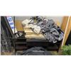 Image 5 : CONTENTS OF CLOSET- BALLOON TIME TANKS, FANS, TV MOUNTS, PLEXIGLASS PODIUM, PULL DOWN PROJECTION