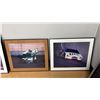 Image 3 : CITYSCAPE PRINT & 3 FRAMED RACING PICTURE