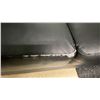 Image 6 : PAIR OF LEATHER WITH CHROME 3 SEAT SOFAS & GLASS TOP COFFEE TABLE