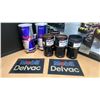 Image 1 : 2 MOBILE REDBULL DRINK MERCHANDISERS, 4 MOBIL 1 RACING BARRELS & 2 DOORMATS