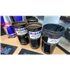 Image 4 : 2 MOBILE REDBULL DRINK MERCHANDISERS, 4 MOBIL 1 RACING BARRELS & 2 DOORMATS